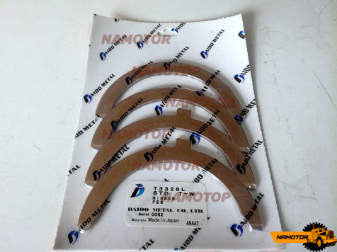 Полукольца коленвала NISSAN FE6 24V T3328L STD, 12280-Z5325, 12280-Z5326, 12280-Z5327 DAIDO METAL 